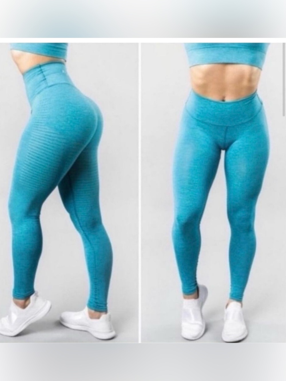Alphalete Halo Legging Vivid Blue SMALL NWT